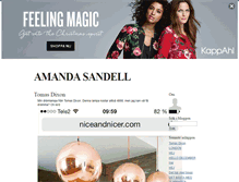 Tablet Screenshot of amandasandell.blogg.se