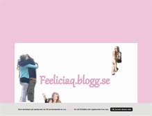 Tablet Screenshot of feeliciaq.blogg.se