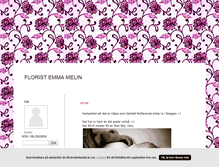 Tablet Screenshot of floristemmamelin.blogg.se