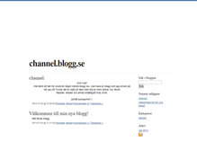 Tablet Screenshot of channel.blogg.se