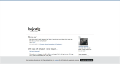 Desktop Screenshot of bojestig.blogg.se