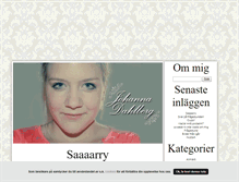 Tablet Screenshot of johannadahlberg.blogg.se