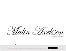 Tablet Screenshot of malinaxelssons.blogg.se