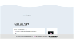 Desktop Screenshot of miaslastnight.blogg.se