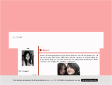 Tablet Screenshot of jetaimee.blogg.se