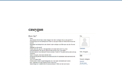Desktop Screenshot of caseygun.blogg.se