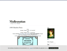 Tablet Screenshot of mullesnuttan.blogg.se