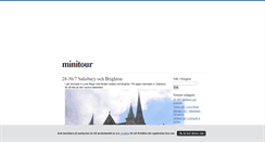 Desktop Screenshot of minitour.blogg.se