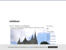 Tablet Screenshot of minitour.blogg.se