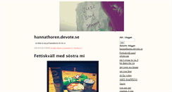 Desktop Screenshot of hannathorens.blogg.se