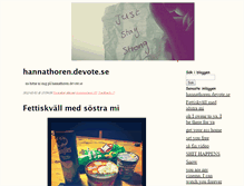 Tablet Screenshot of hannathorens.blogg.se