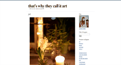 Desktop Screenshot of callitart.blogg.se