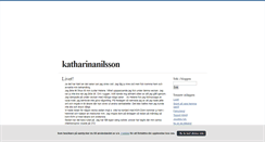 Desktop Screenshot of katharinanilsson.blogg.se