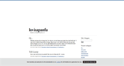 Desktop Screenshot of lovisapanfu.blogg.se