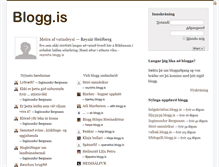 Tablet Screenshot of blogg.is