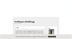 Desktop Screenshot of gothique.blogg.se