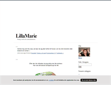 Tablet Screenshot of lillamarie.blogg.se