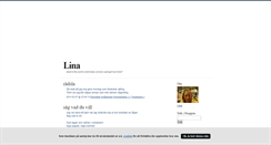Desktop Screenshot of linita.blogg.se