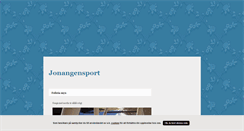 Desktop Screenshot of jonangensport.blogg.se