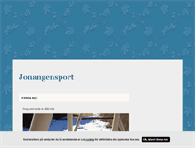 Tablet Screenshot of jonangensport.blogg.se