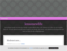 Tablet Screenshot of lenasnewlife.blogg.se