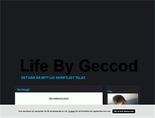 Tablet Screenshot of geccod.blogg.se