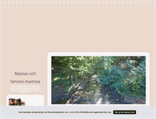Tablet Screenshot of mattiasmamma.blogg.se