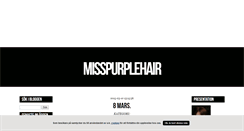 Desktop Screenshot of misspurplehair.blogg.se