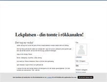 Tablet Screenshot of lekplatsen.blogg.se