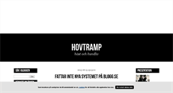 Desktop Screenshot of hovtramp.blogg.se