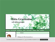 Tablet Screenshot of hittagratissidor.blogg.se
