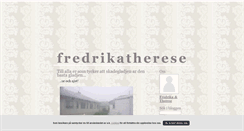Desktop Screenshot of fredrikatherese.blogg.se