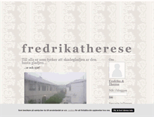 Tablet Screenshot of fredrikatherese.blogg.se