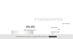 Desktop Screenshot of fyndshoppen.blogg.se