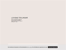 Tablet Screenshot of lovisastavlingar.blogg.se