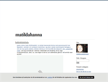 Tablet Screenshot of matildahanna.blogg.se
