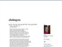 Tablet Screenshot of ebolmgren.blogg.se