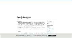 Desktop Screenshot of livsnjutarapan.blogg.se