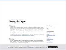 Tablet Screenshot of livsnjutarapan.blogg.se