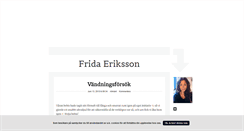 Desktop Screenshot of fridaaeriksson.blogg.se