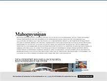 Tablet Screenshot of mahognysnipan.blogg.se