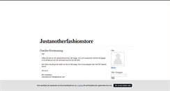 Desktop Screenshot of justanotherfashionstore.blogg.se