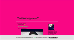 Desktop Screenshot of mittlivsomgymnast.blogg.se