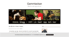 Desktop Screenshot of gammtackan.blogg.se