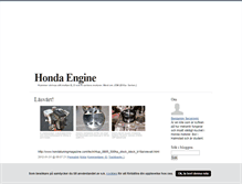 Tablet Screenshot of honda.blogg.se