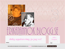 Tablet Screenshot of erikajannok.blogg.se