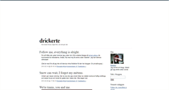 Desktop Screenshot of drickerte.blogg.se