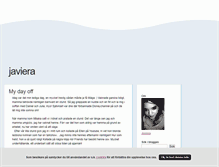 Tablet Screenshot of javiera.blogg.se