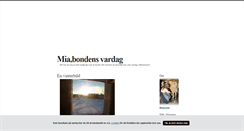 Desktop Screenshot of miabonde.blogg.se