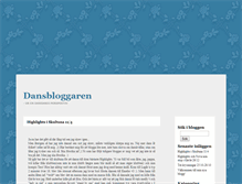 Tablet Screenshot of dansbloggaren.blogg.se